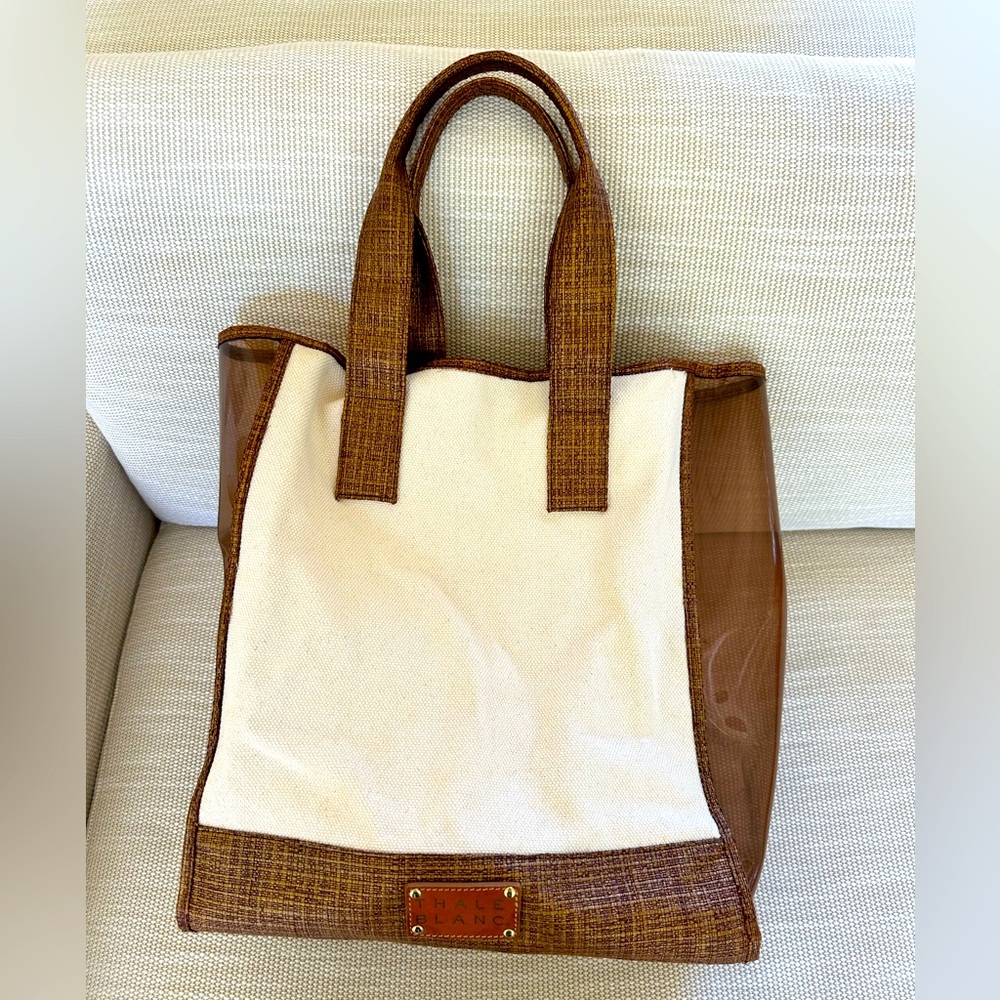 Thale Blanc Linen Tote